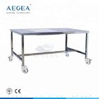 AG-MK004 Stainless steel clinic equipment working table with wheels