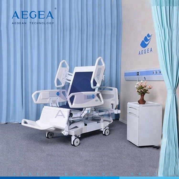 Full electric ICU multifunction patient adjustable elderly home care bed