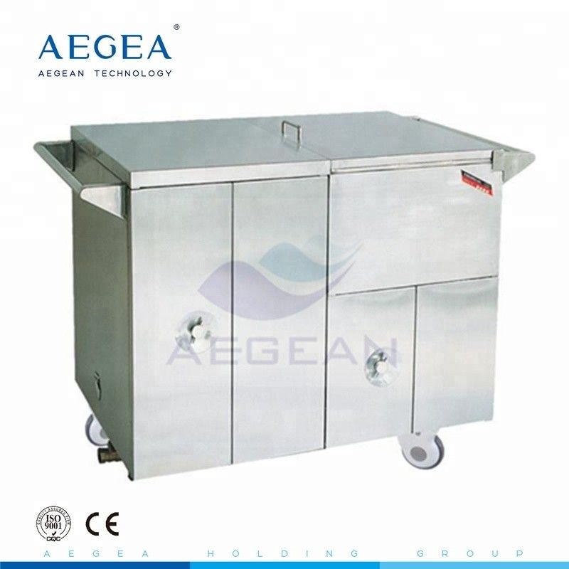 AG-SS035D with heat preservation delivery stainless steel hospital food carts
