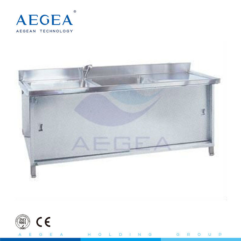 AG-WAS002 CE ISO approved 304 stainless steel dental sink for sale