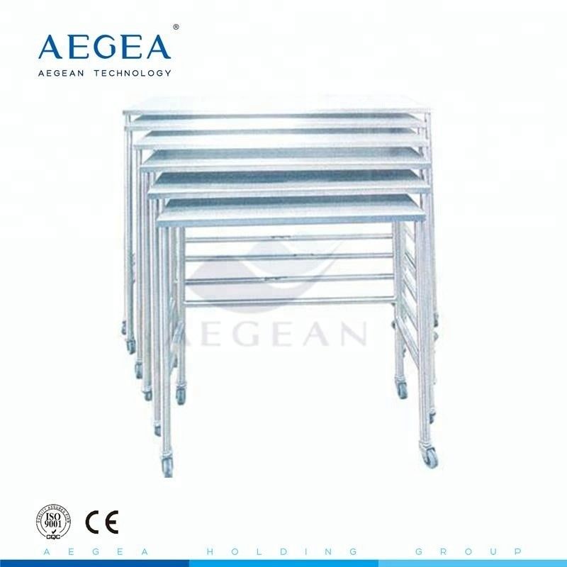 AG-SS080 medical operation apparatus hospital stainless steel table
