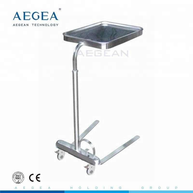 AG-SS008C Surgical room mayo movable trolley stainless steel instrument cart