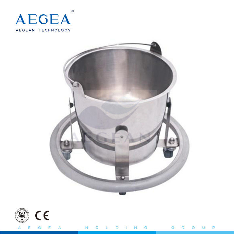 AG-KB001 Surgical trolley stainless steel material kick bucket medical