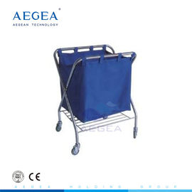 AG-SS023 more advanced 304 stainless steel hospital cleaning trolleys