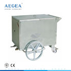 AG-SS035A CE ISO stainless steel hospital mobile food cart meal trolley
