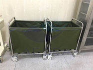 AG-SS013 commercial laundry equipment stainless steel trolley with washable dust bag