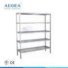 AG-SS089 Stainless steel goods rack with four shelves