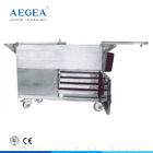AG-SS035C deliverying meals stainless steel hospital used food carts for sale