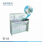 AG-WAS007 stainless steel medical furniture hospital worktable sink