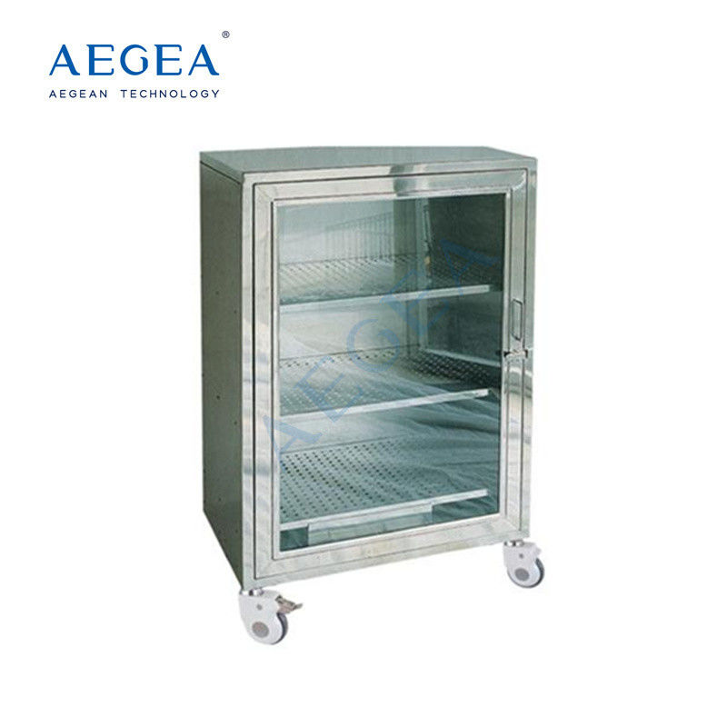 AG-SS076 304 stainless steel fumigation sterilization cabinet with three shelves