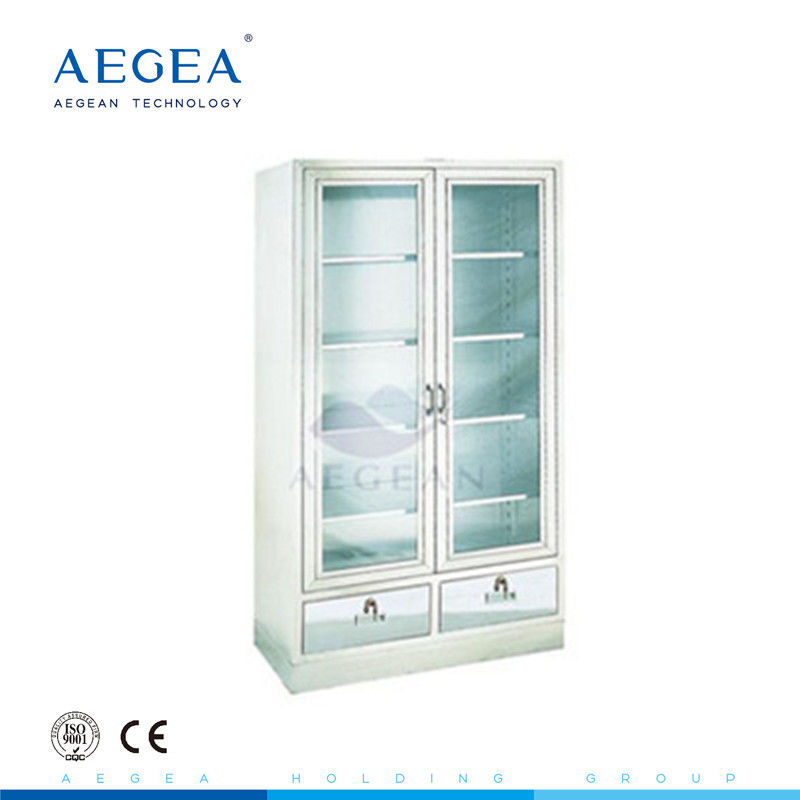 AG-SS083 CE ISO hospital apparatus stainless steel cupboard design