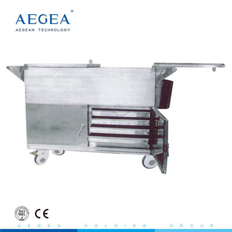 AG-SS035C deliverying meals stainless steel hospital used food carts for sale