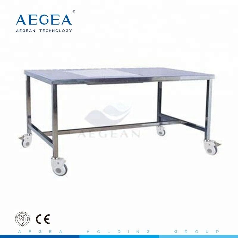 AG-MK004 Stainless steel clinic equipment working table with wheels