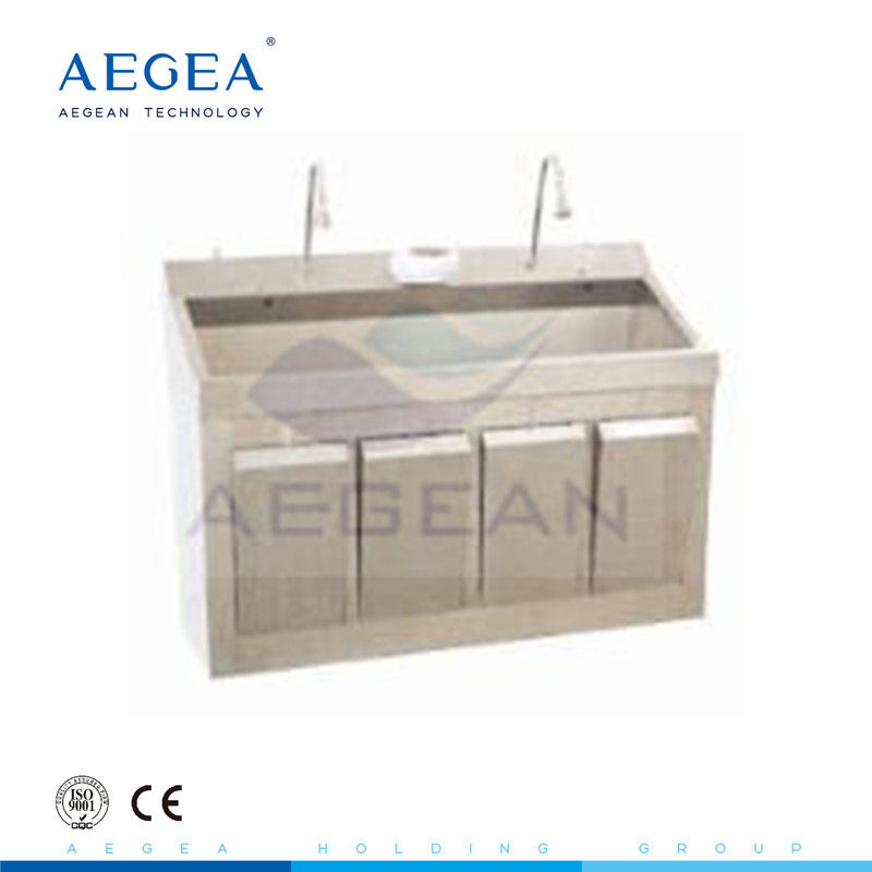 AG-WAS008 CE ISO surgical stainless steel hospital small hand washing sink